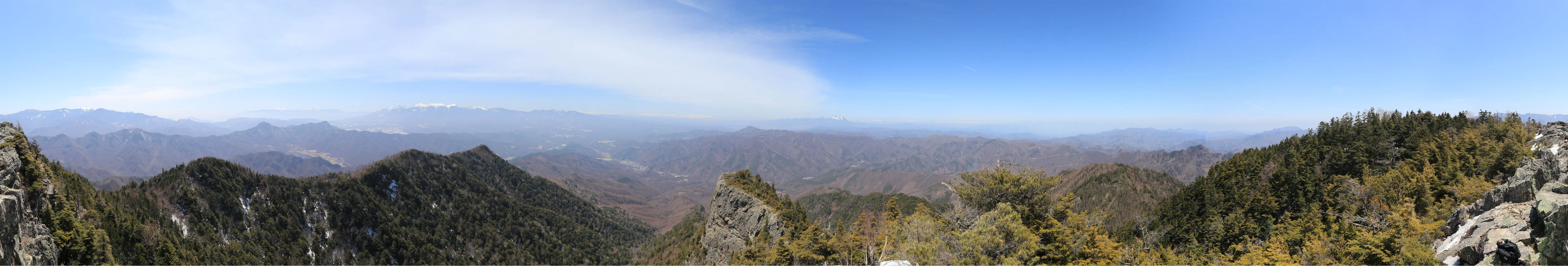 御座山からのパノラマ写真