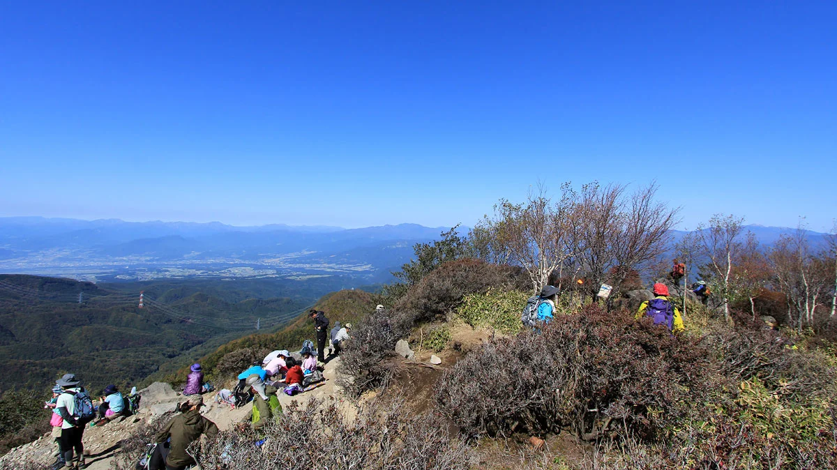 黒檜山の山頂展望台