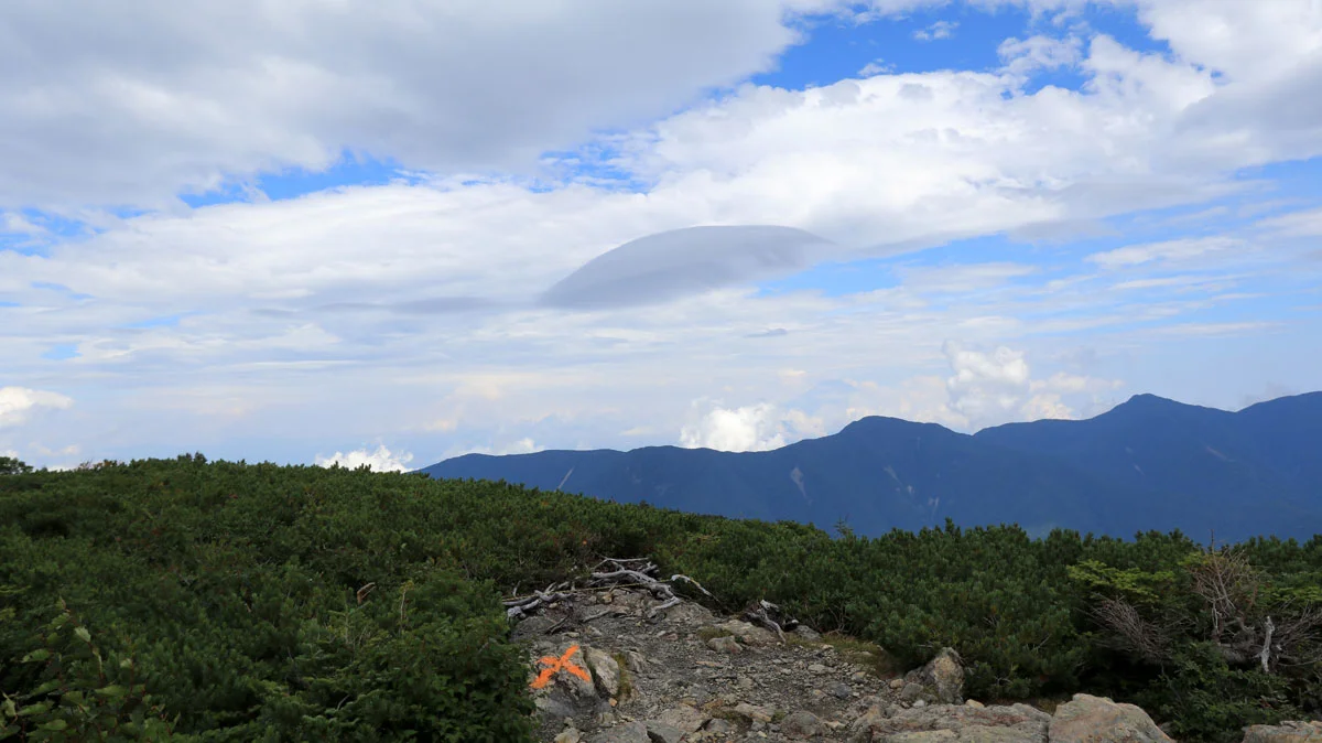 富士見台から見た富士山
