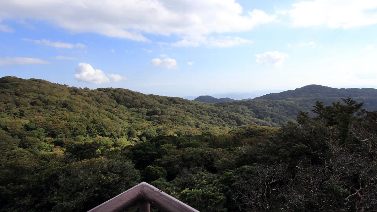 見晴台から南東方面の展望