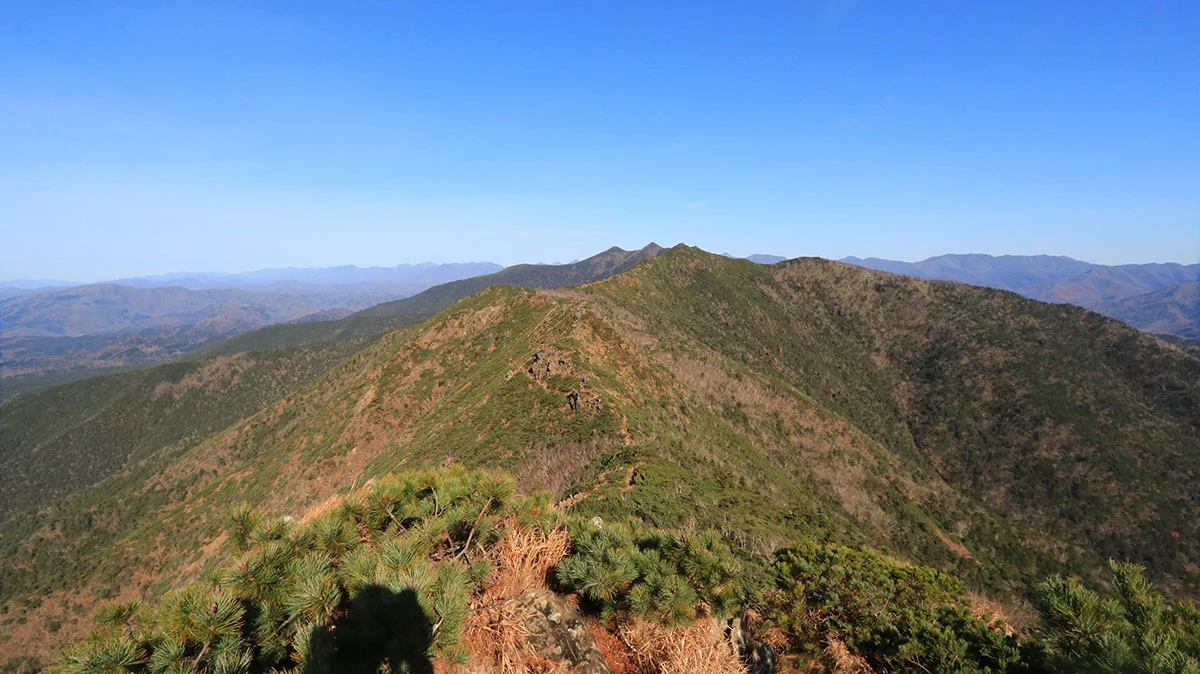 休憩できる岩場