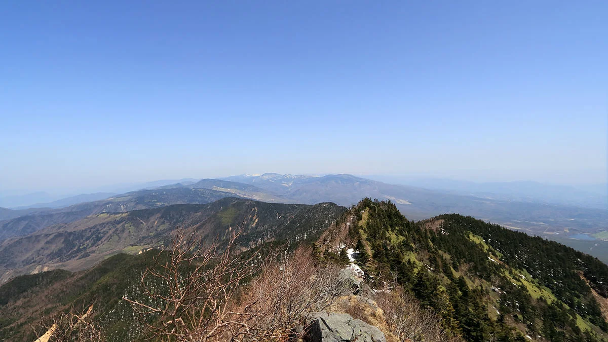 四阿山から東側の眺望