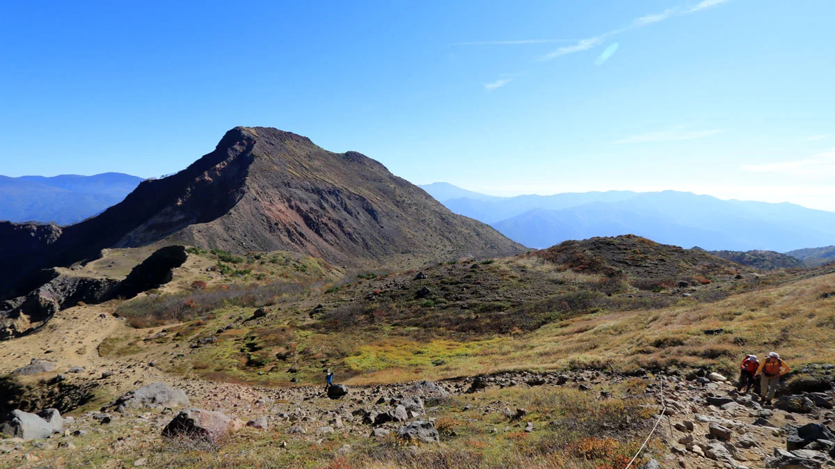 そびえ立つ櫛ヶ峰