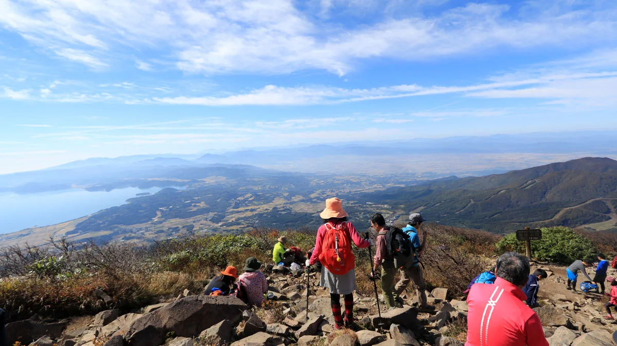 磐梯山から南西の展望