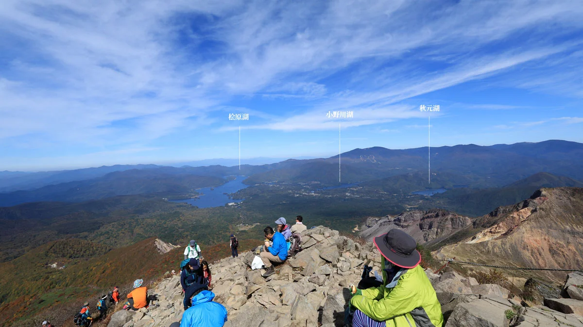 桧原湖、小野川湖、秋元湖