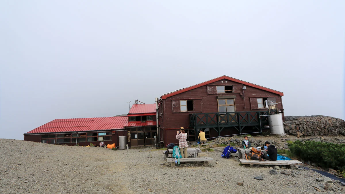 蝶ヶ岳ヒュッテ