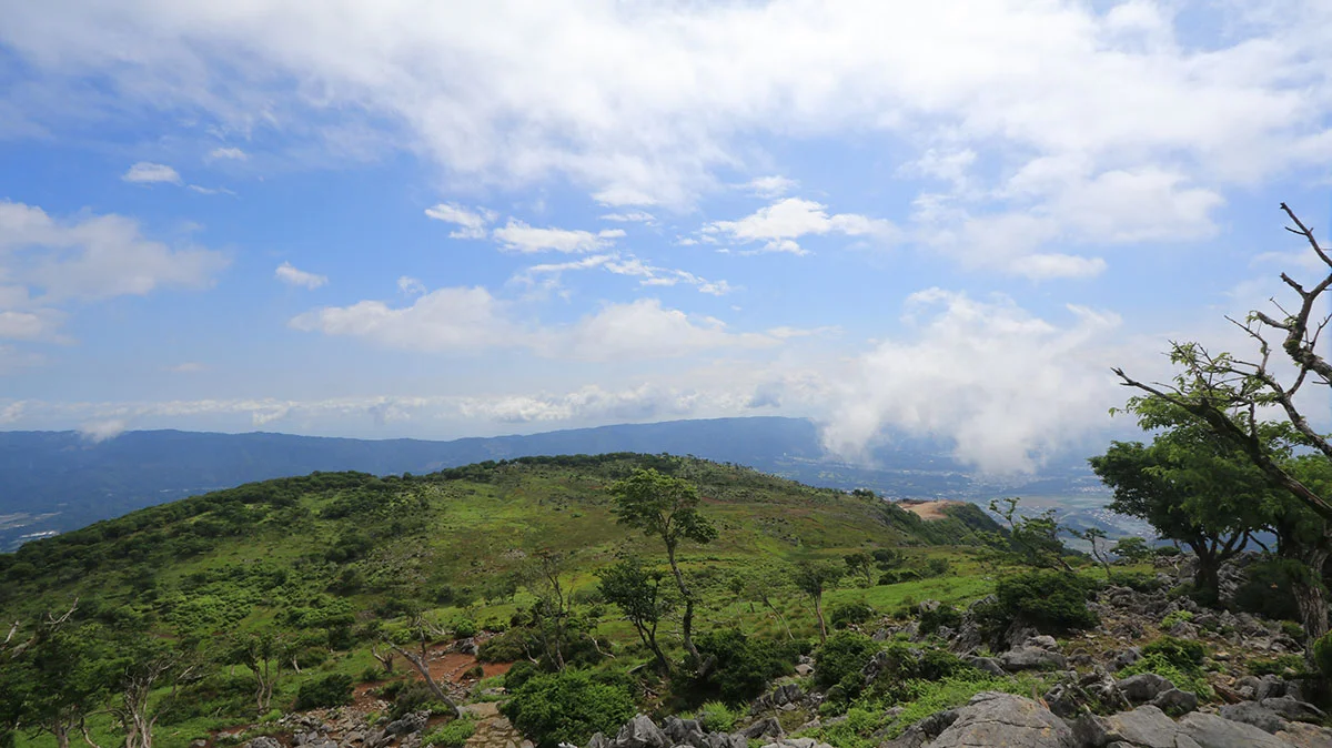 藤原岳から東側の展望