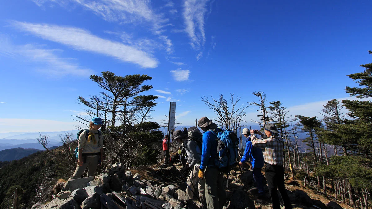 八経ヶ岳山頂