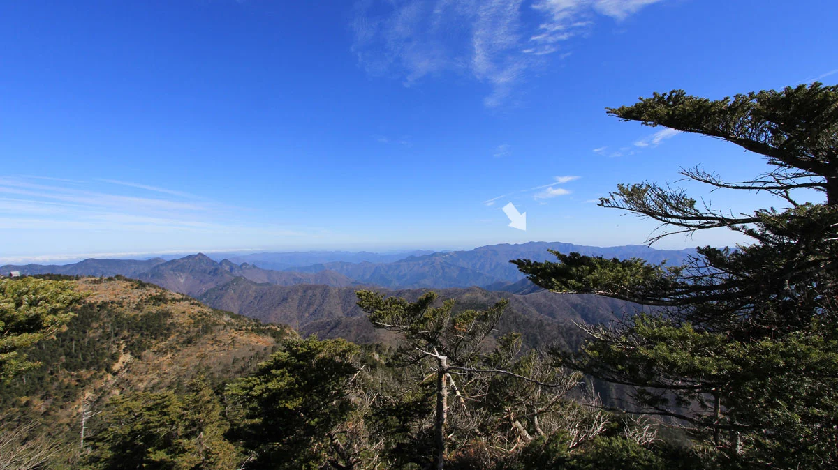 八経ヶ岳山頂