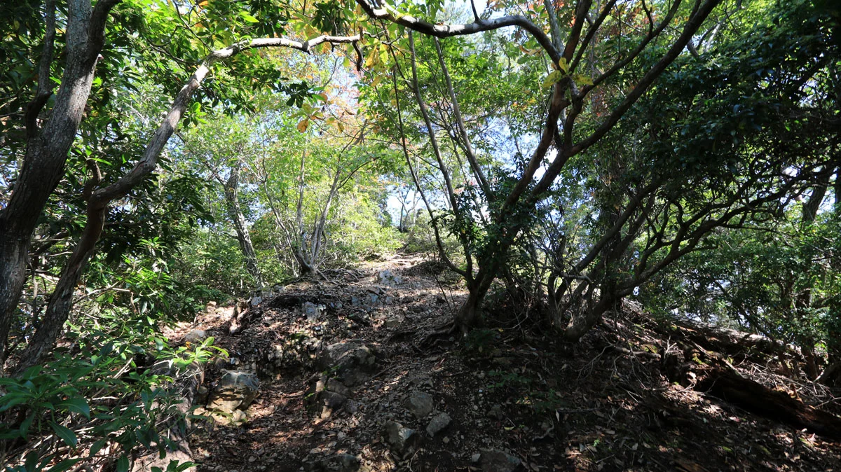 破風山の山頂直前