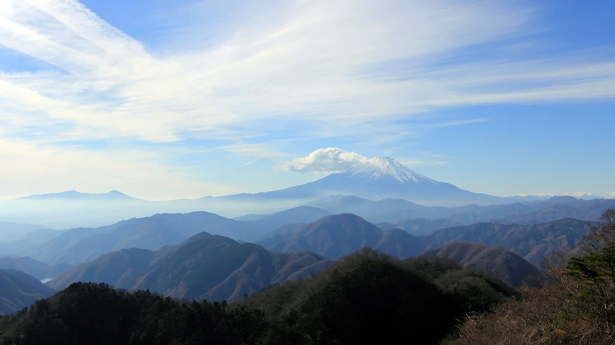 大石山山頂からの富士山