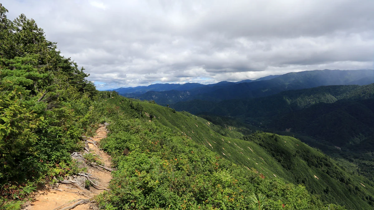 下台倉山から伸びる支尾根