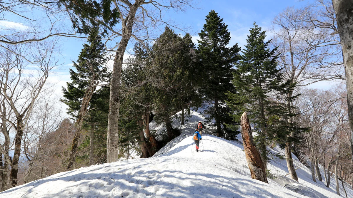 本日初の登山者