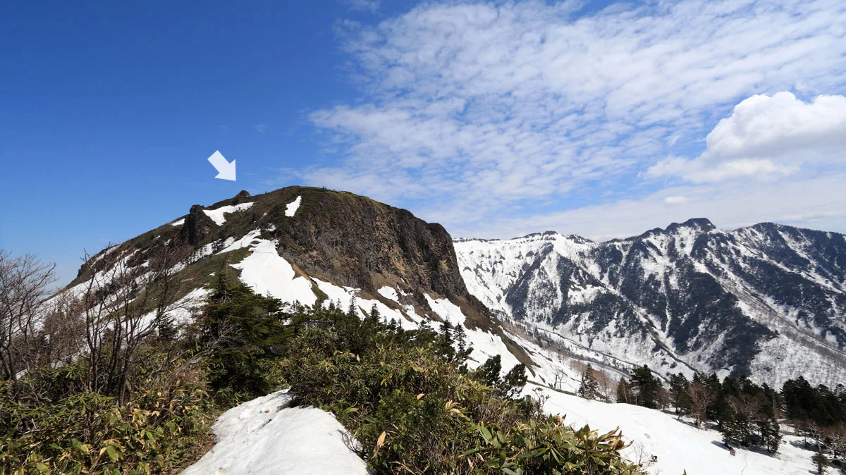 剣ヶ峰山の山頂