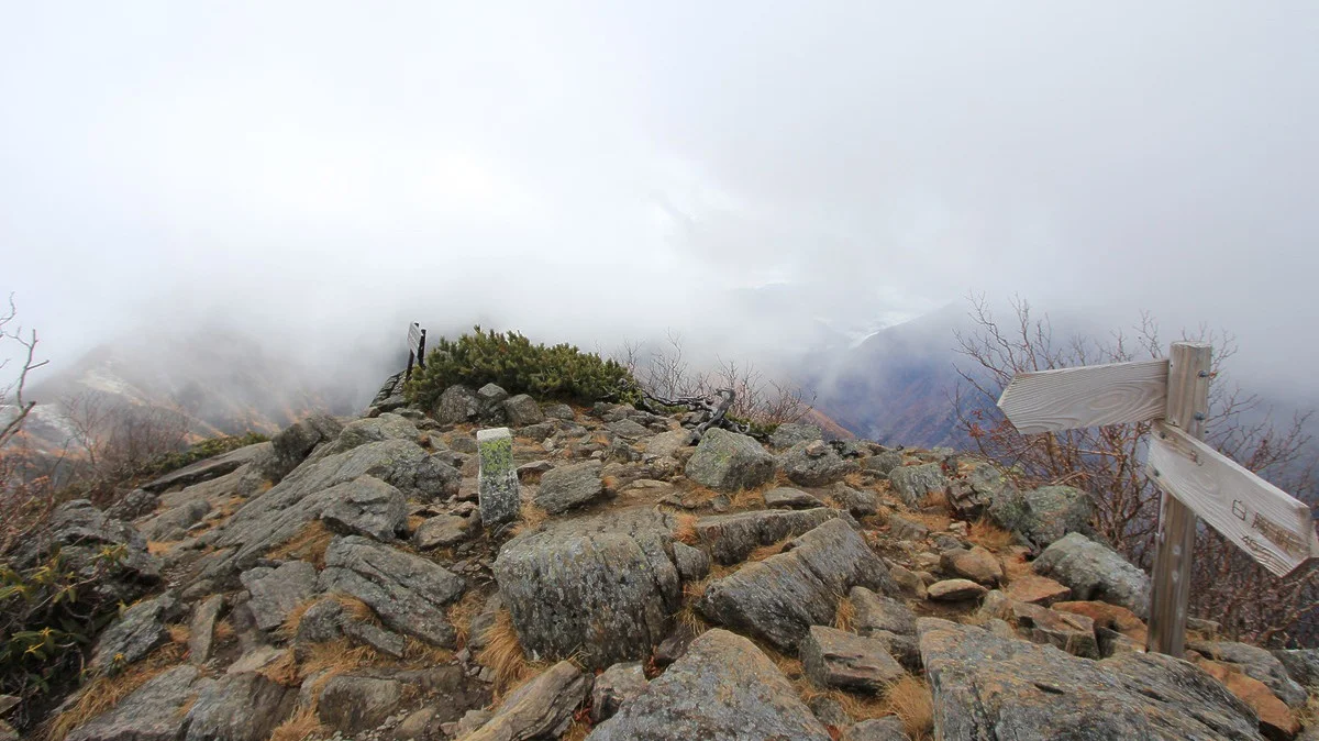 高嶺の山頂スペース