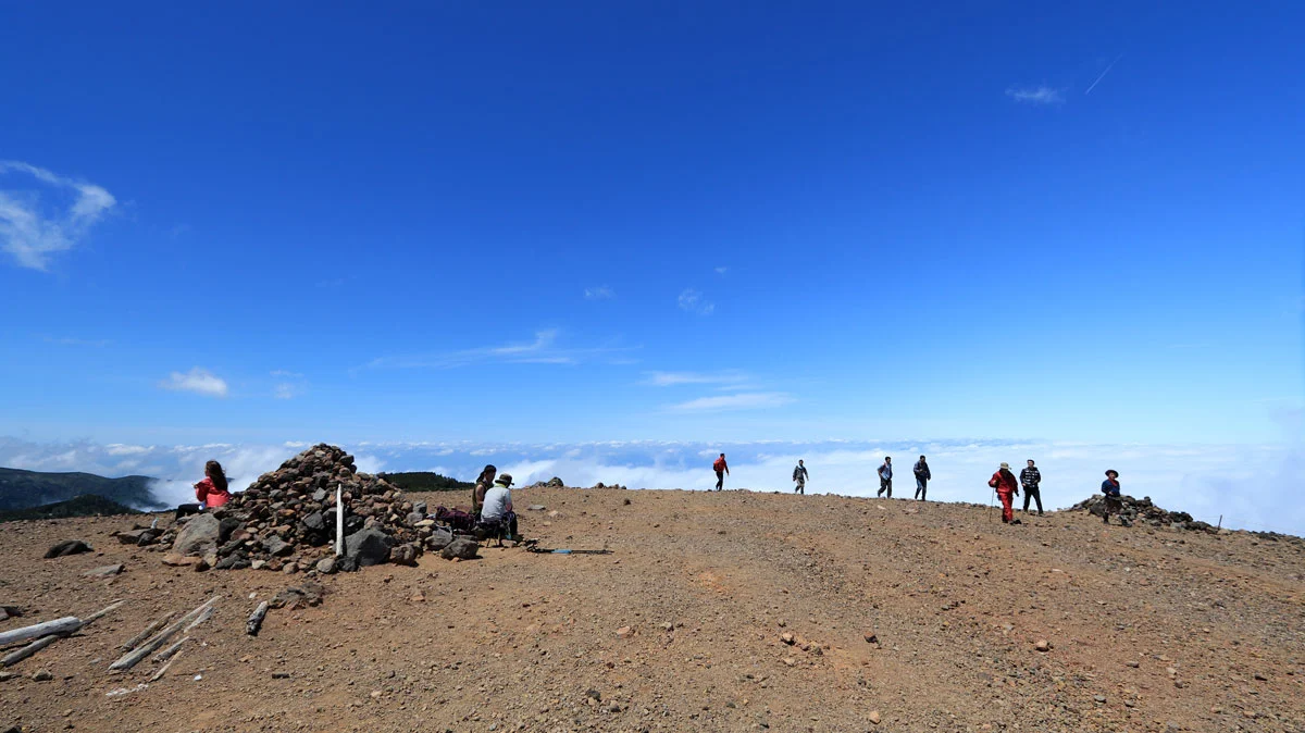 一切経山からの雲海