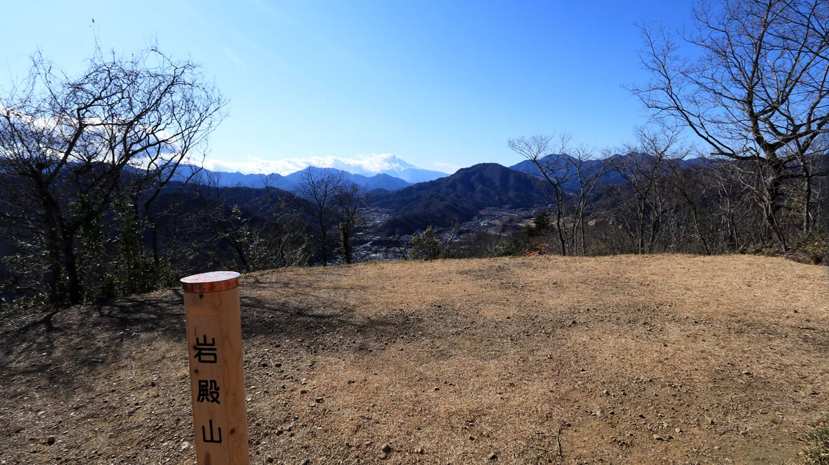 岩殿山から見た富士山