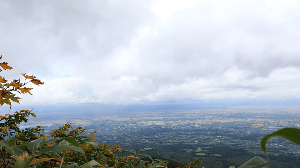 弘前市街地の展望