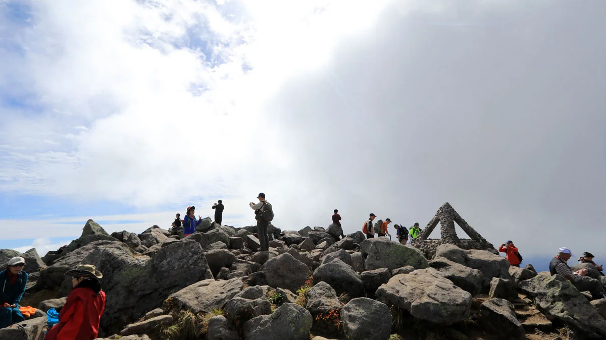 岩木山の山頂