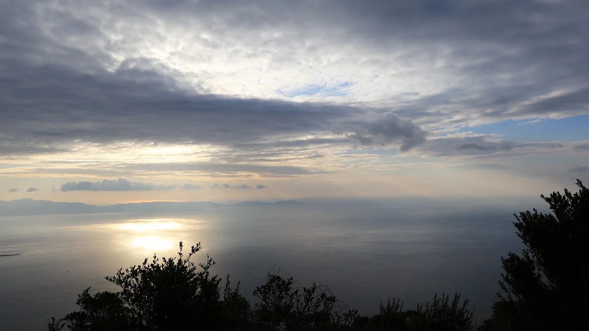 種子島と屋久島方面の眺望
