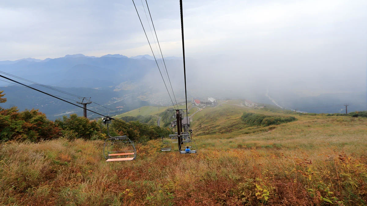 リフトからの風景