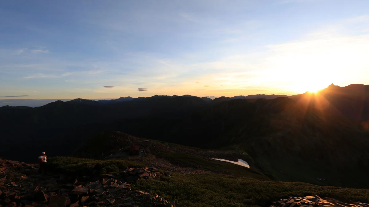 笠ヶ岳山荘への道
