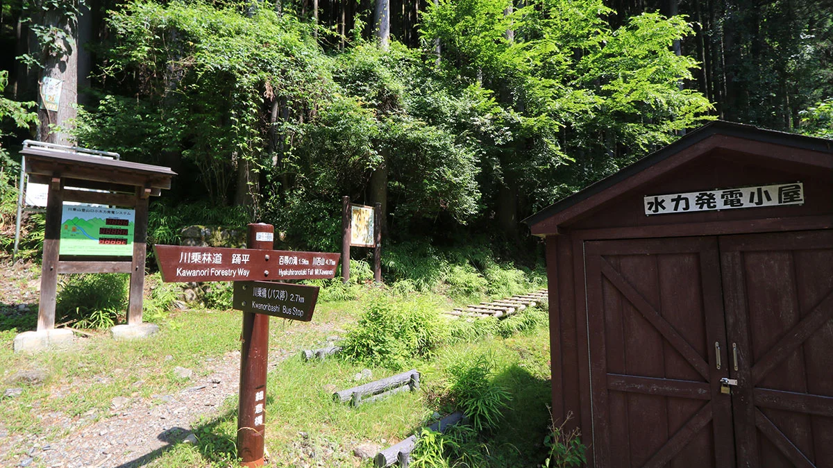 細倉橋の川苔山登山口