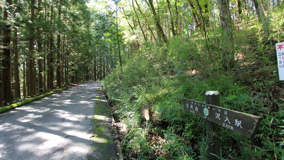 男坂の上から振り返って八意思兼神社方面