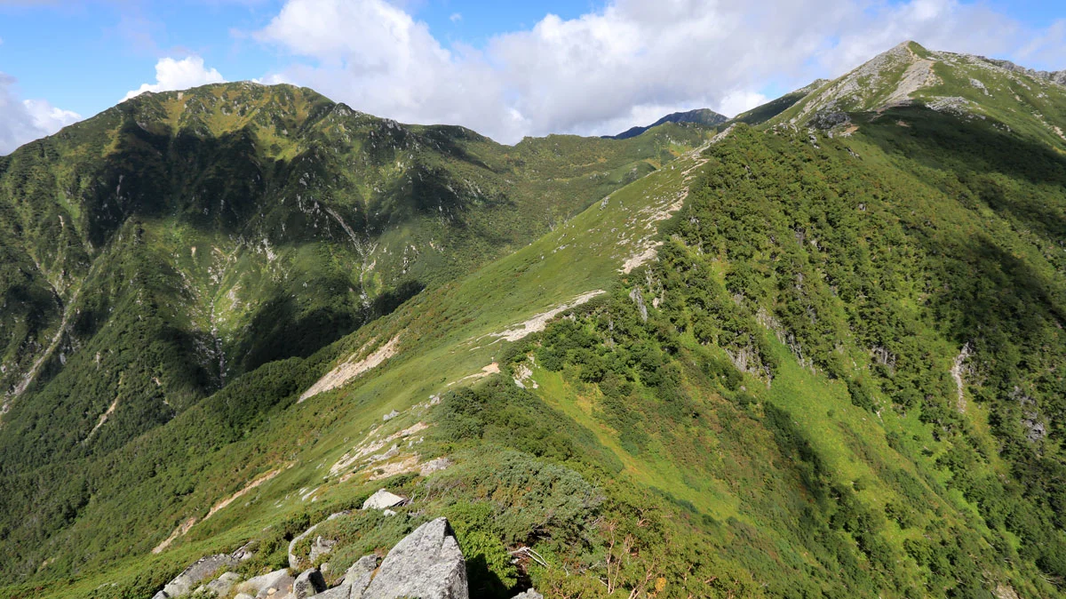 島田娘と三ノ沢岳
