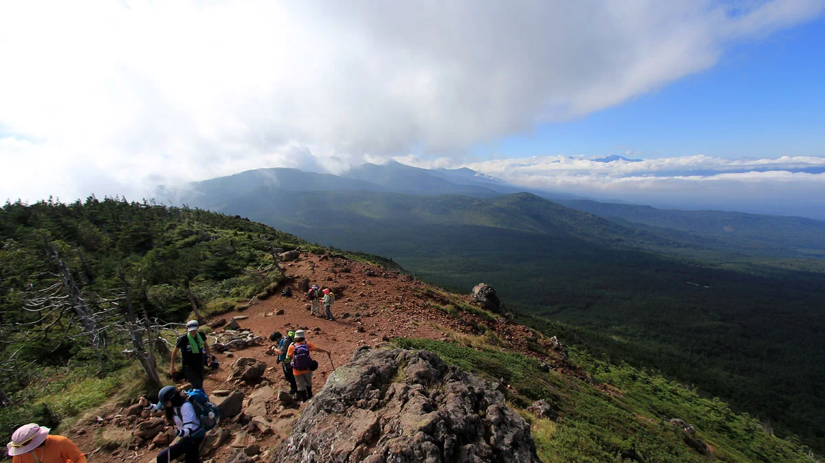 茶臼山の展望台