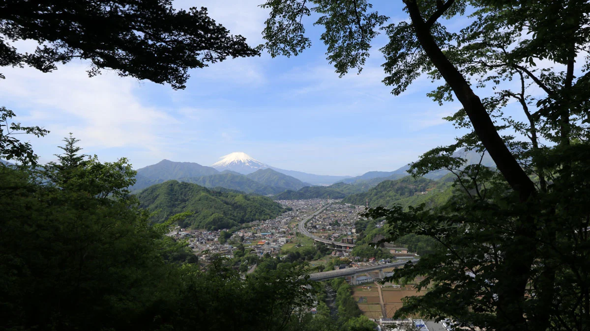 池の山登山道からの富士山