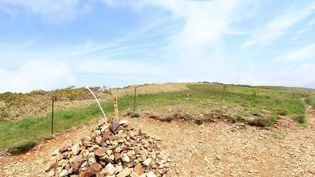 巻機山本峰の山頂