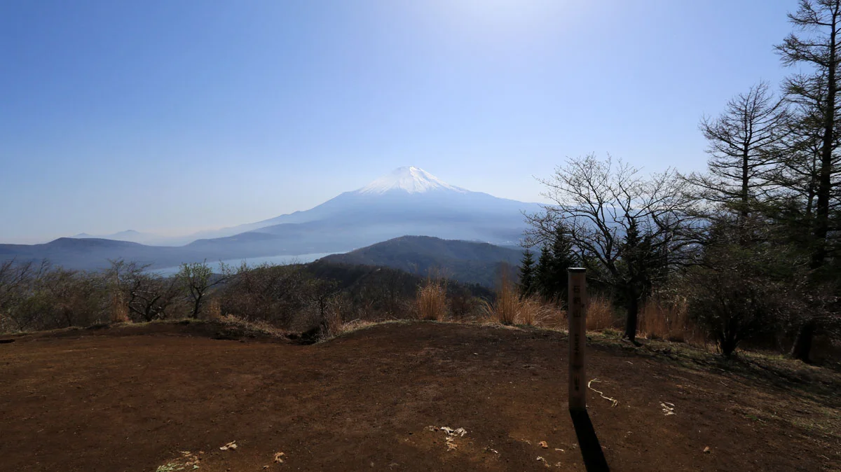 石割山から見た富士山