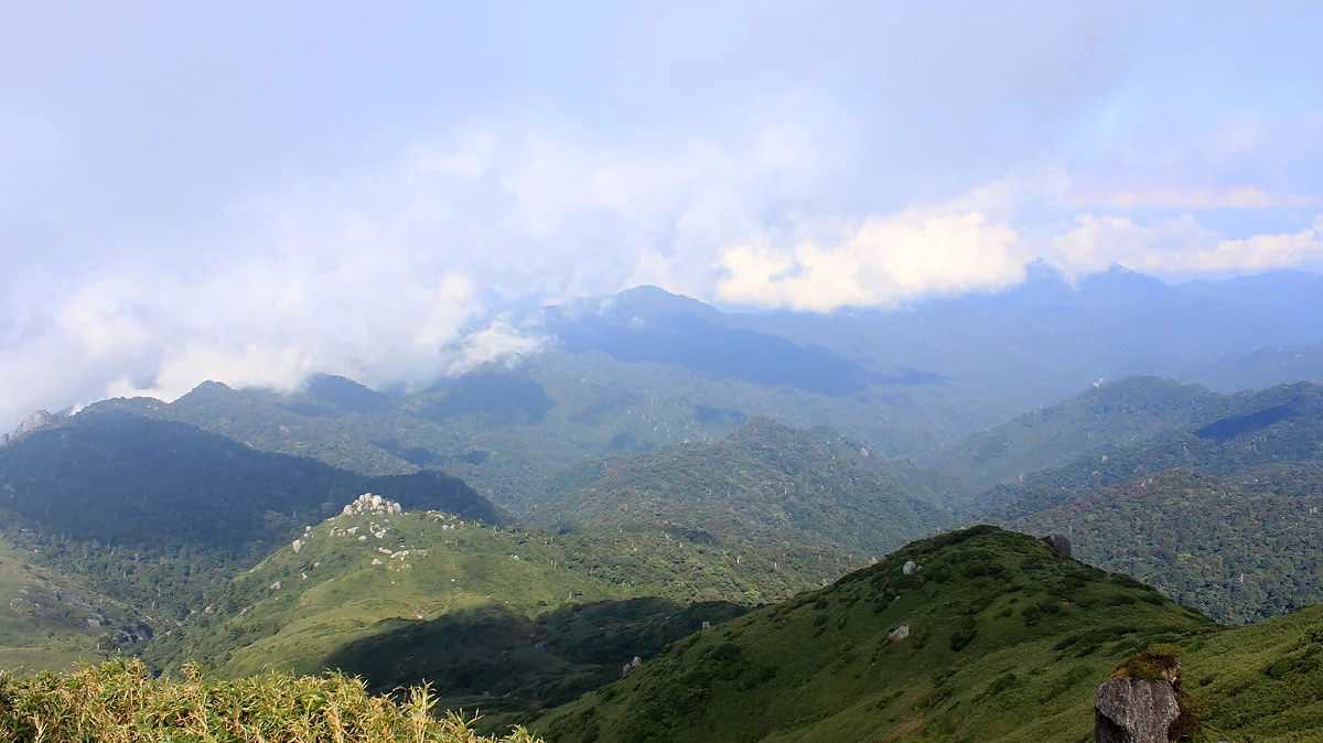 宮之浦岳からの景色