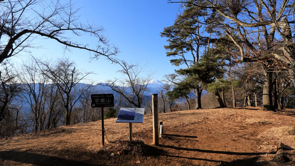 百蔵山の山頂