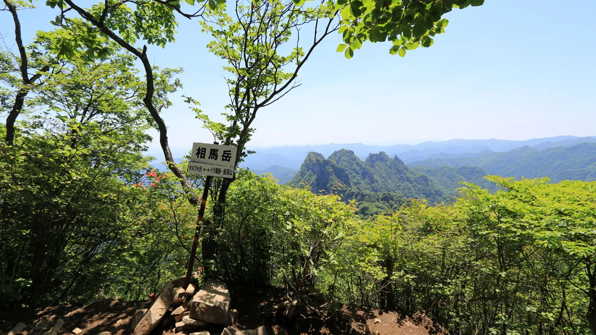 相馬岳の山頂