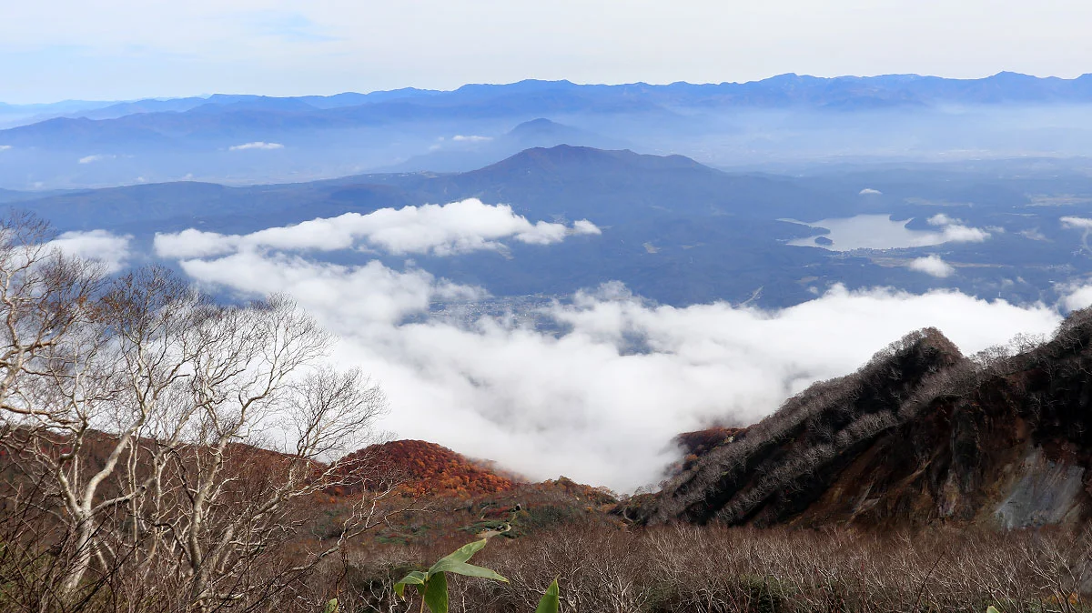 妙高山八合目付近からの風景