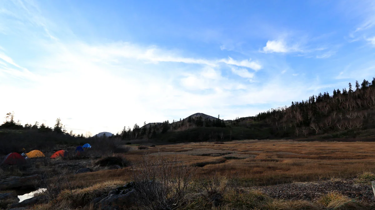 高谷池ヒュッテのテント場