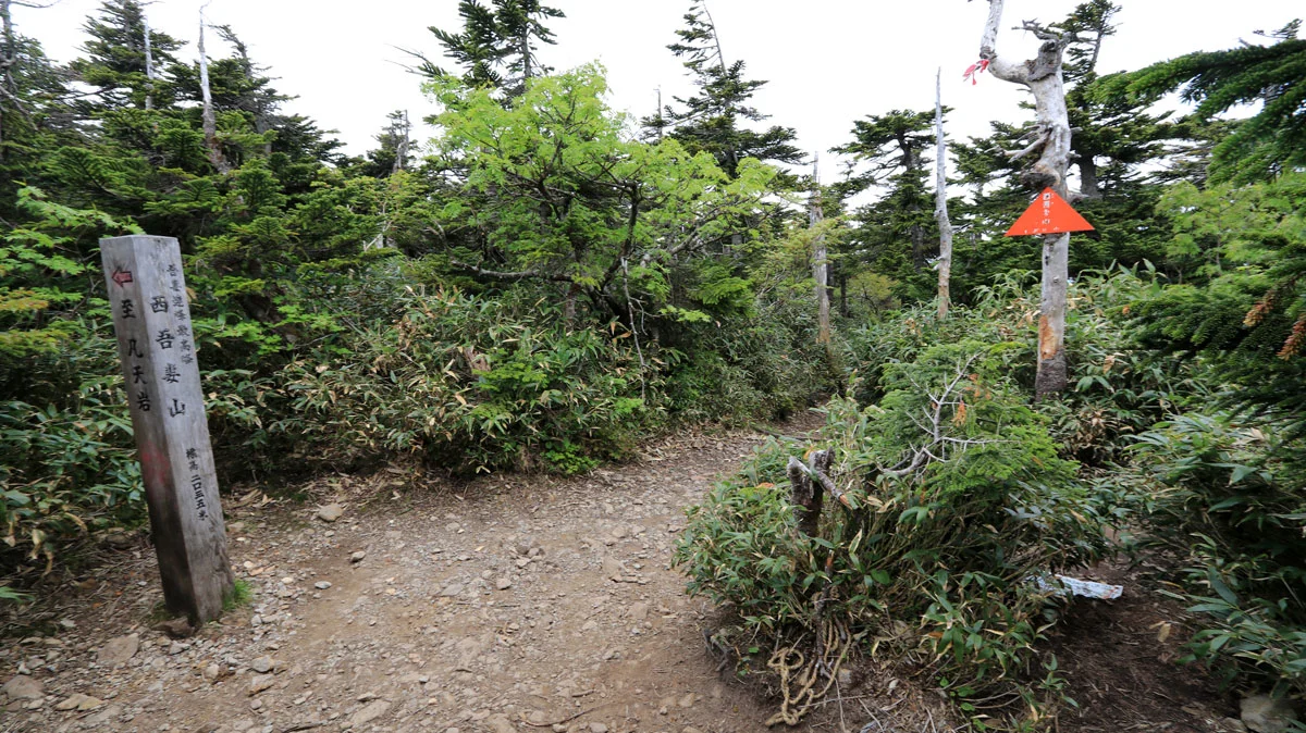 西吾妻山の山頂