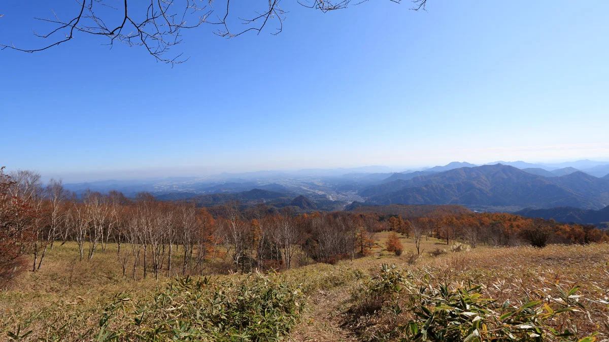 日光市街地の展望