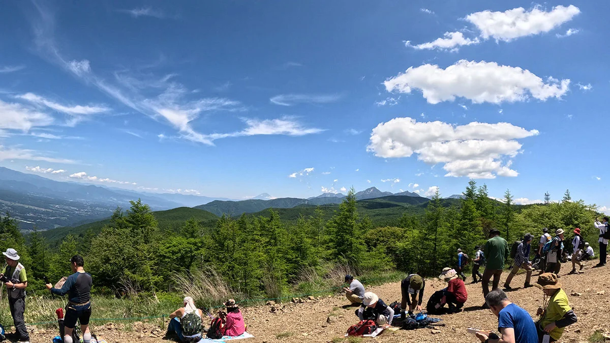 南アルプス方面の眺望