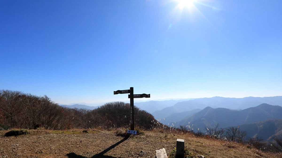 伯母子岳山頂
