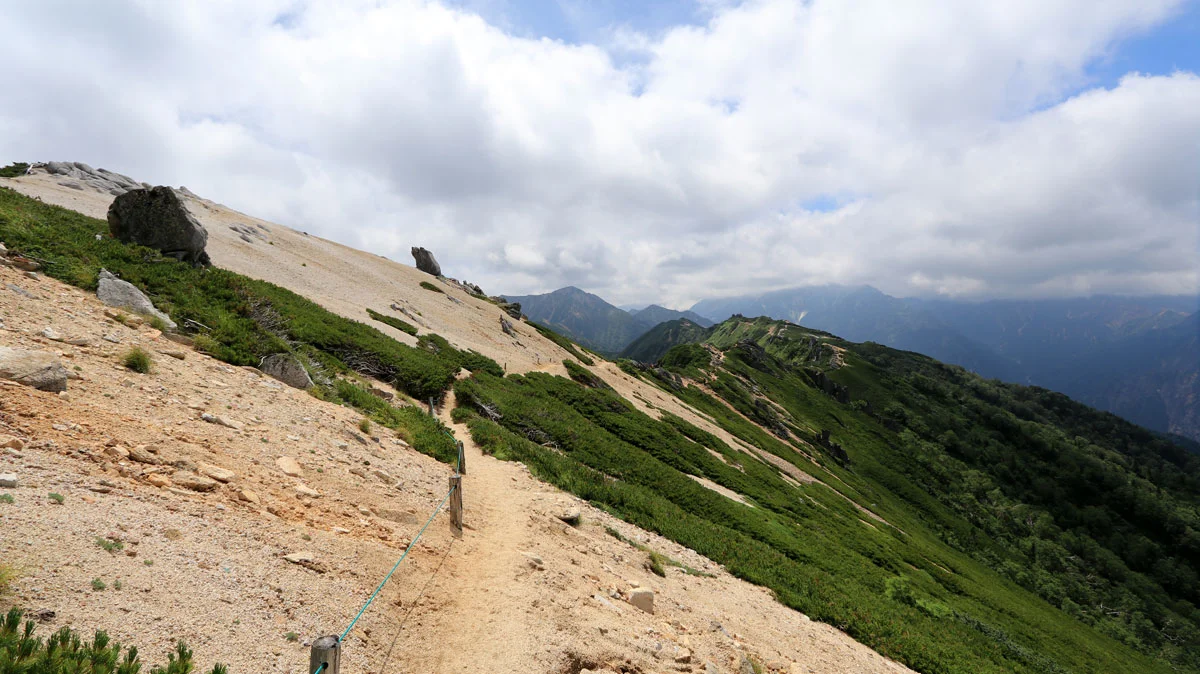大天井岳縦走路