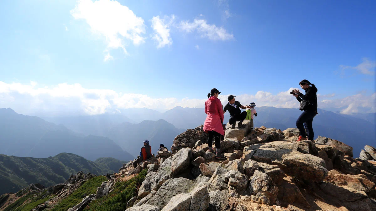 大天井岳山頂