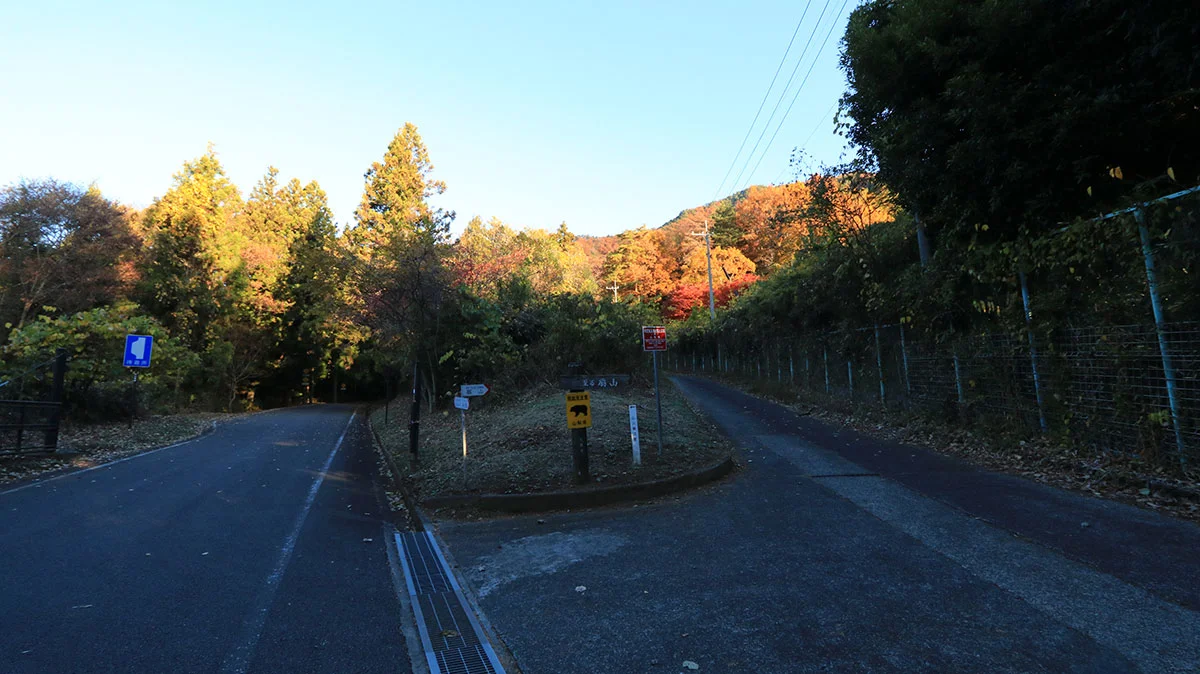 右の道を示す道標