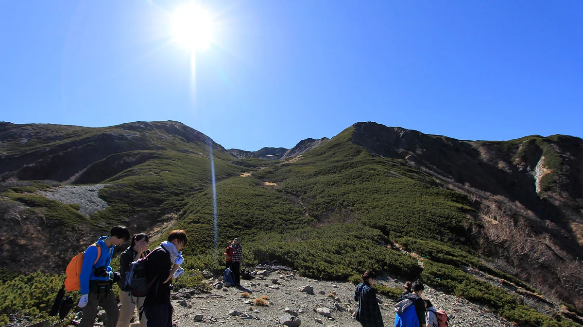 少し開けた場所