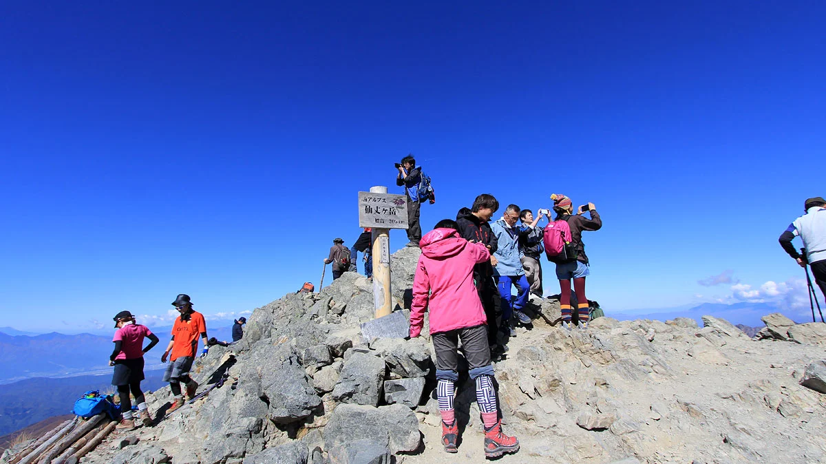 仙丈ヶ岳山頂