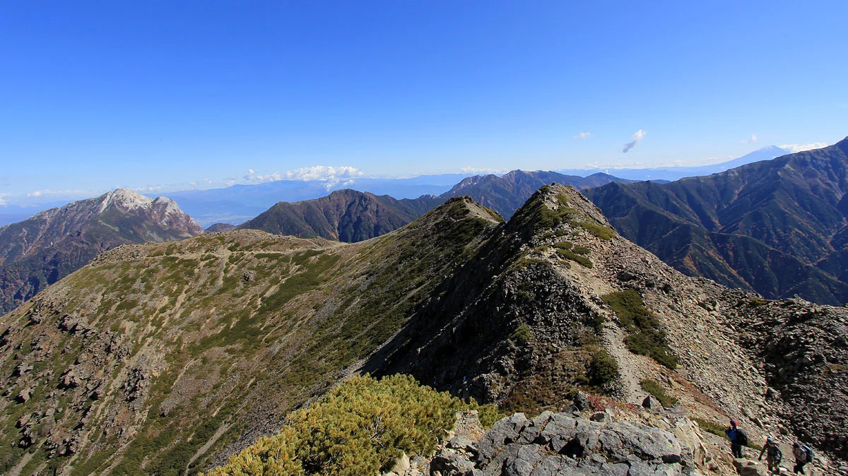 小仙丈ヶ岳への道