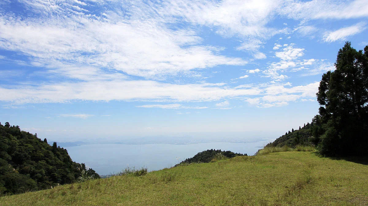 比良ロッジ跡からの琵琶湖