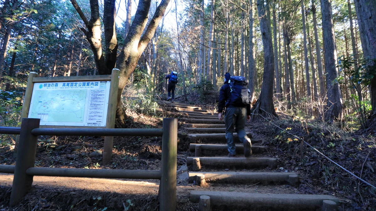 小仏城山への上り道